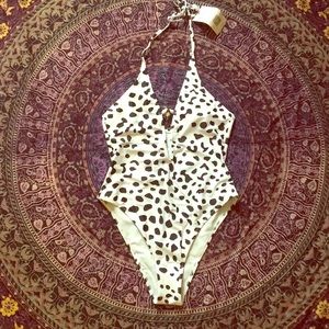 One piece Dalmatian bathing suit, NWT!